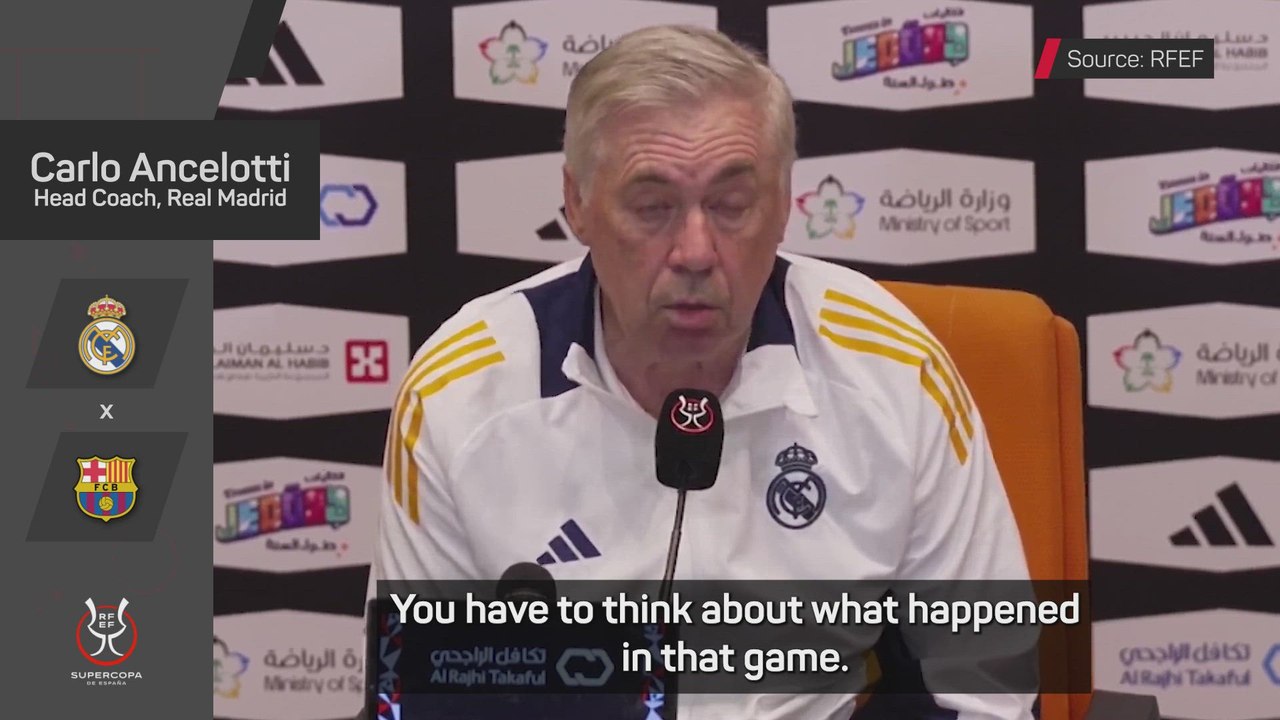 Ancelotti urges Real to not repeat El Clasico mistakes