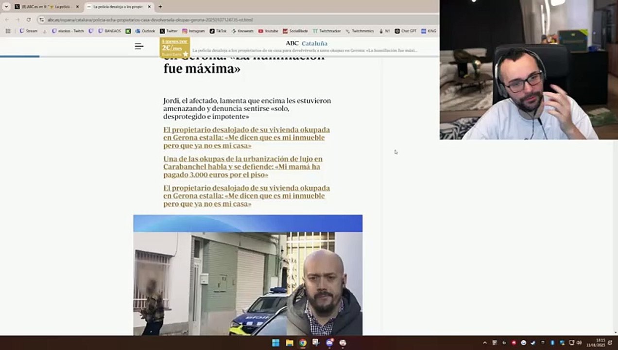 Xokas estalla contra los okupas de Girona