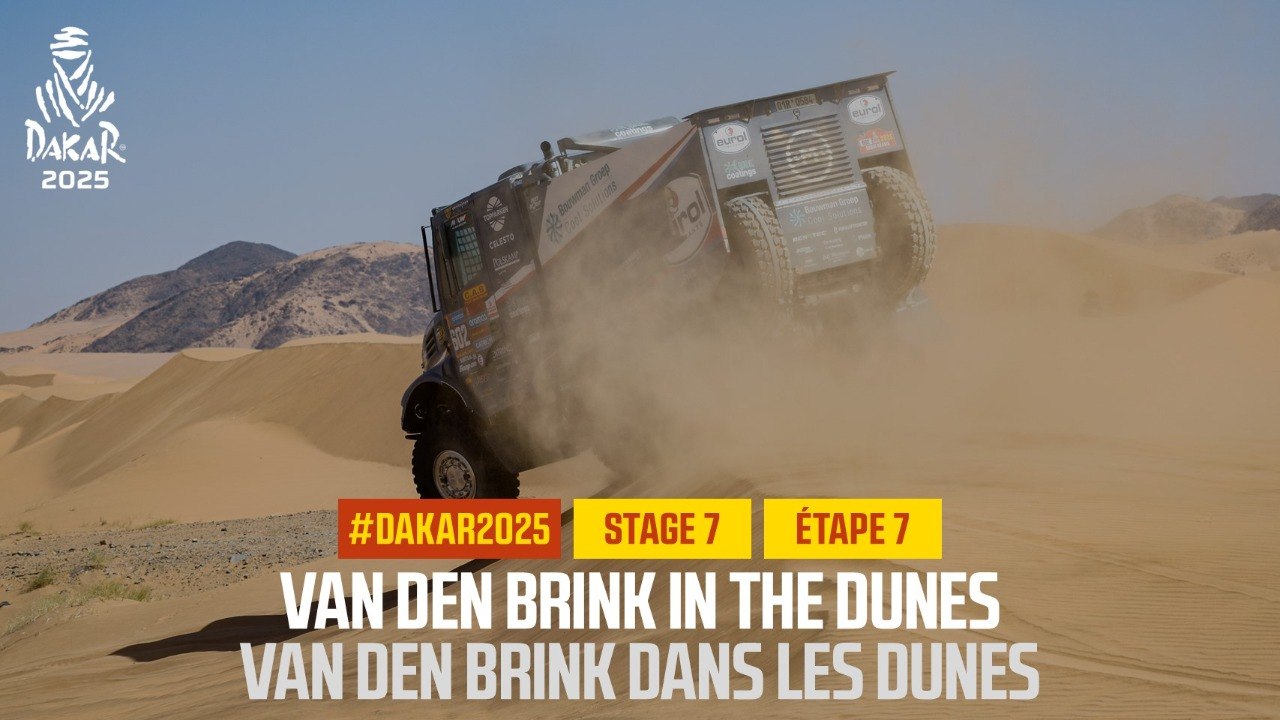 Mitchel van den Brink in the dunes - Stage 7 - #Dakar2025