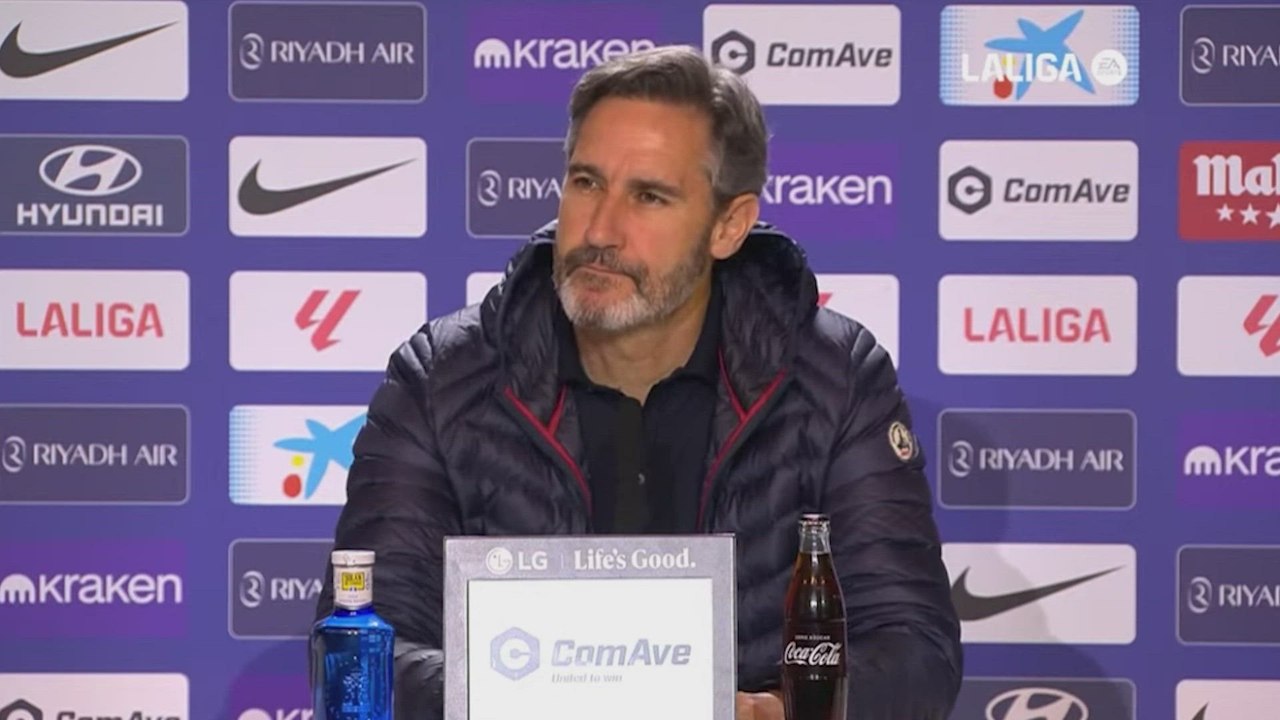 Vicente Moreno sobre el posible penalti de Barrios que pide Rubén García