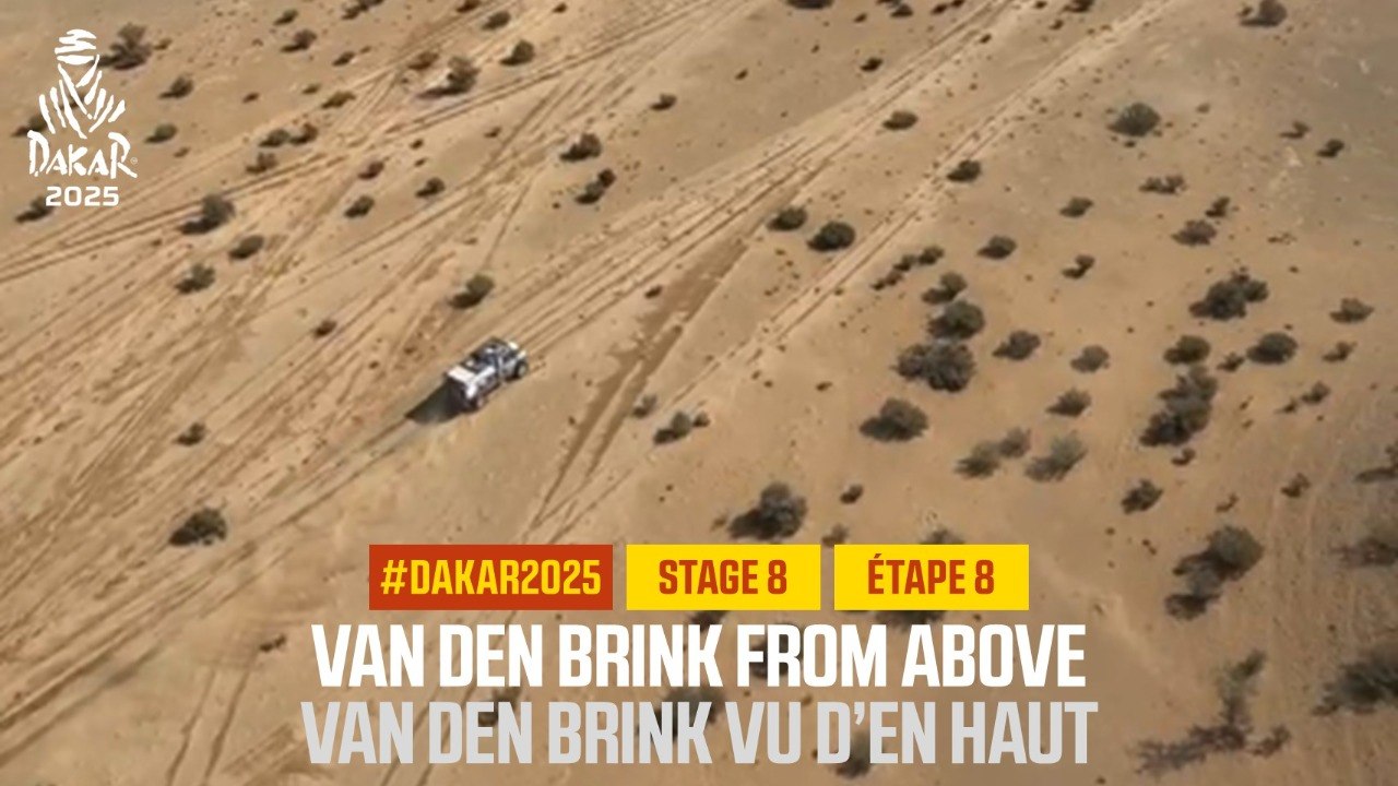 Van Den Brink from above  - Stage 8 - #Dakar2025