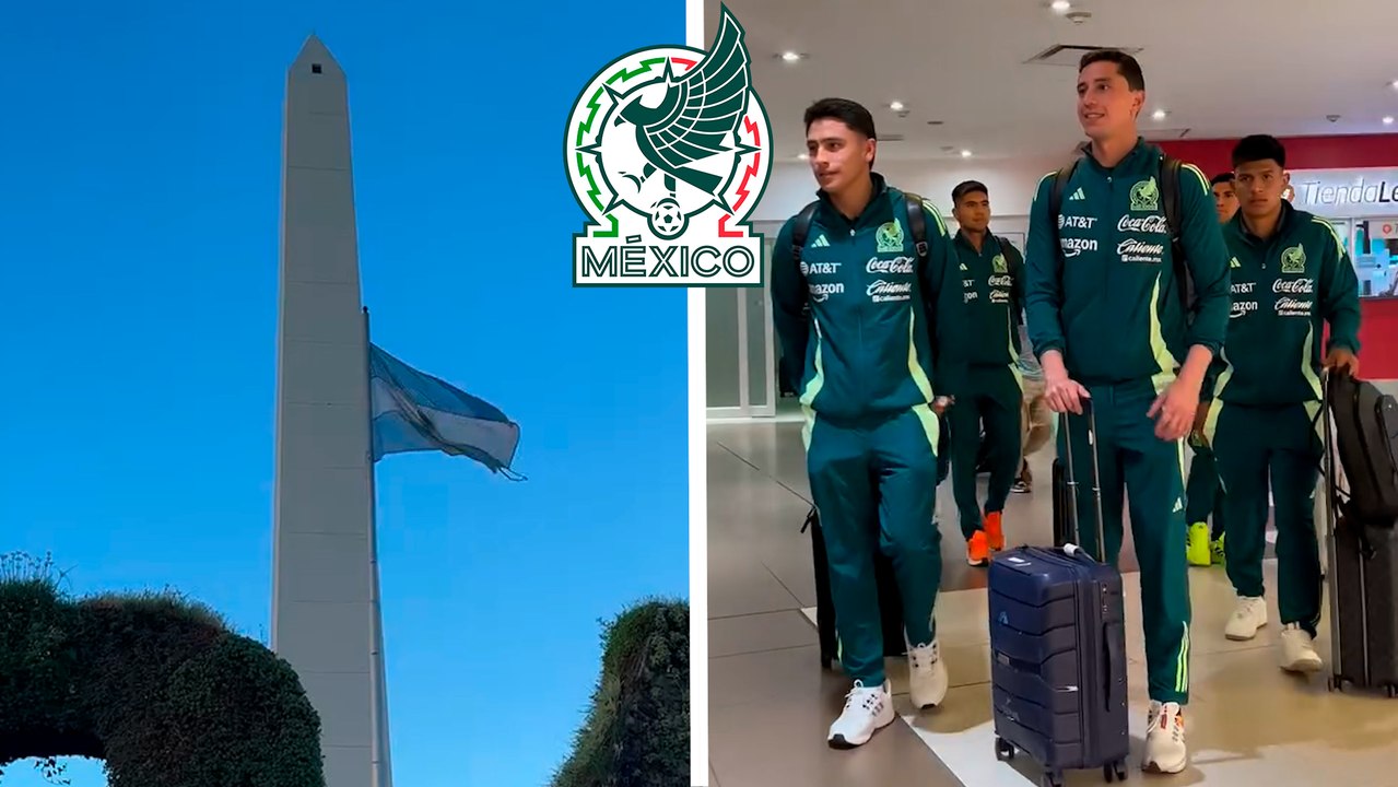 La Selección Mexicana de Futbol llega a Buenos Aires para amistosos en Sudamérica