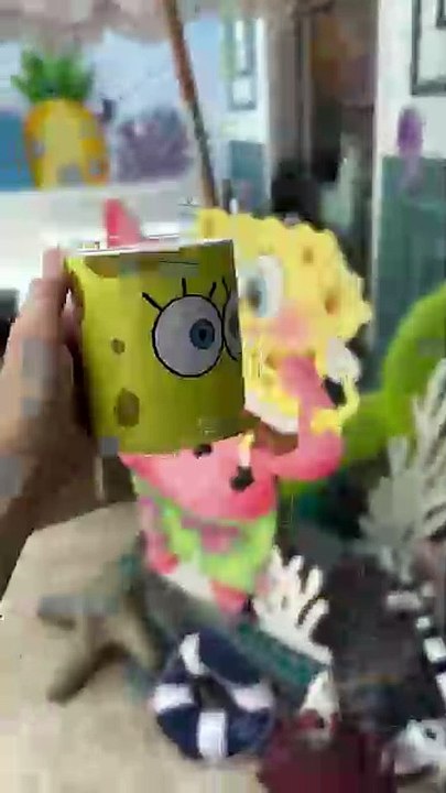 Bob Esponja invade confeitaria Délices de Sucre de Curitiba