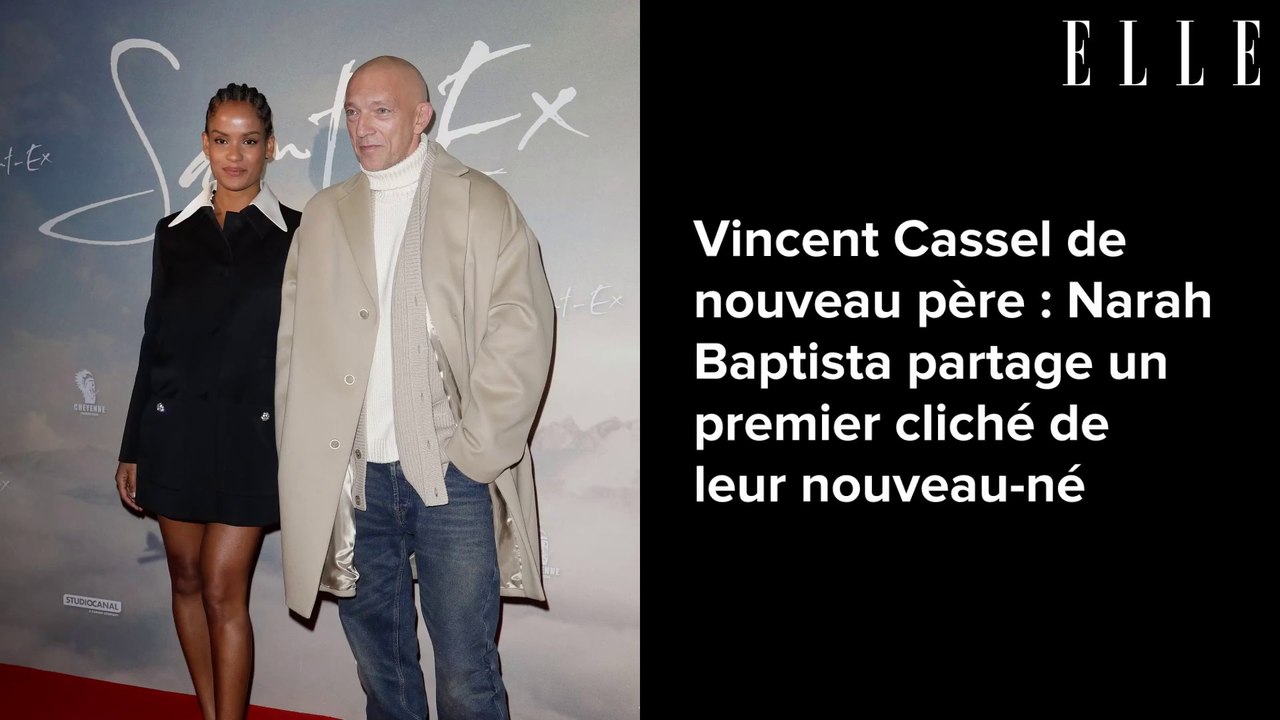 Vincent Cassel de nouveau père : Narah Baptista partage un premier cliché de leur nouveau-né