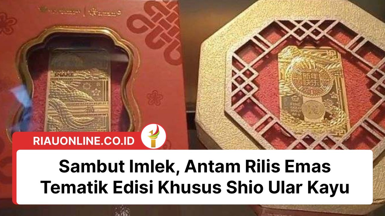 Sambut Imlek, Antam Rilis Emas Tematik Edisi Khusus Shio Ular Kayu