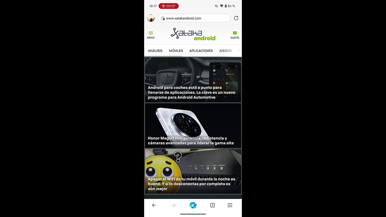 Android 15 Gesto Predictivo Atrás