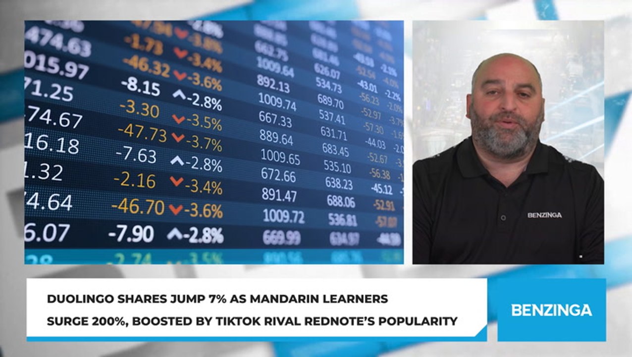 Duolingo Shares Jump 7% As Mandarin Learners Surge 200%, Boosted By TikTok Rival RedNote’s Popularity