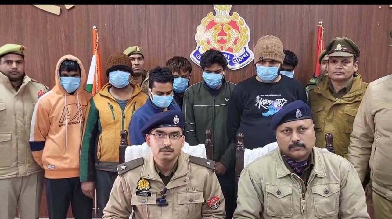 सहारनपुर पुलिस ने पकड़े 7 साइबर अपराधी