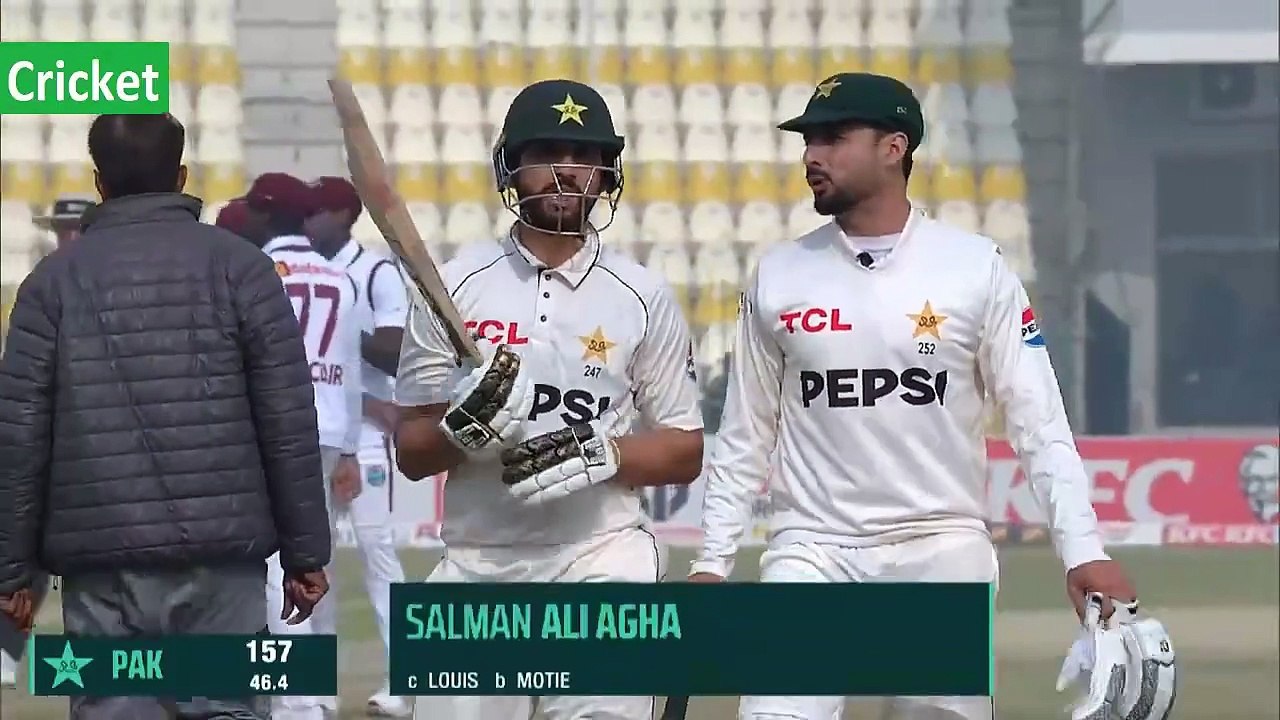 Pakistan vs West Indies 1st Test Day 3 Highlights 2025