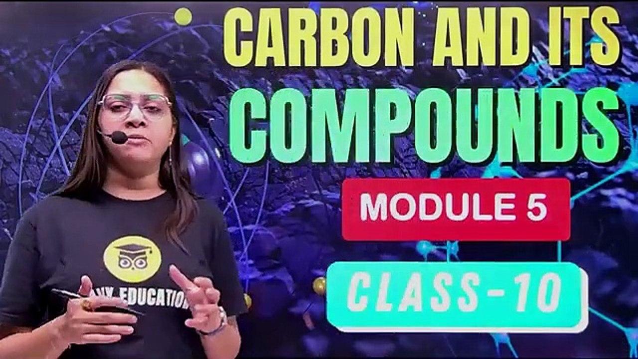 Carbon And Its Compounds: chemical reactions 🧪 Part 5 | Class 10th Science | Bhavy education