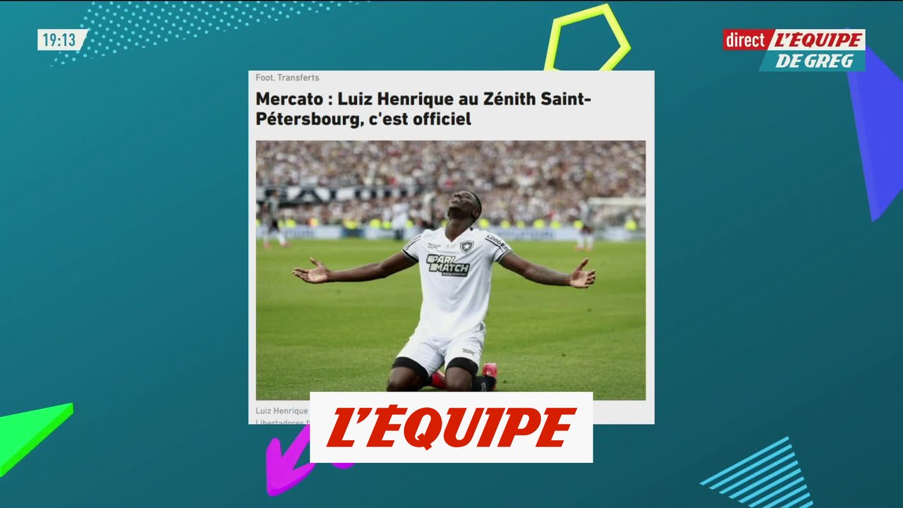 Luiz Henrique au Zénith Saint-Pétersbourg, c'est officiel - Foot - Transferts