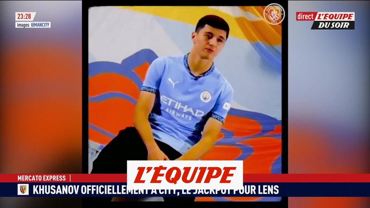 Khusanov transféré de Lens à Manchester City - Foot - Transferts