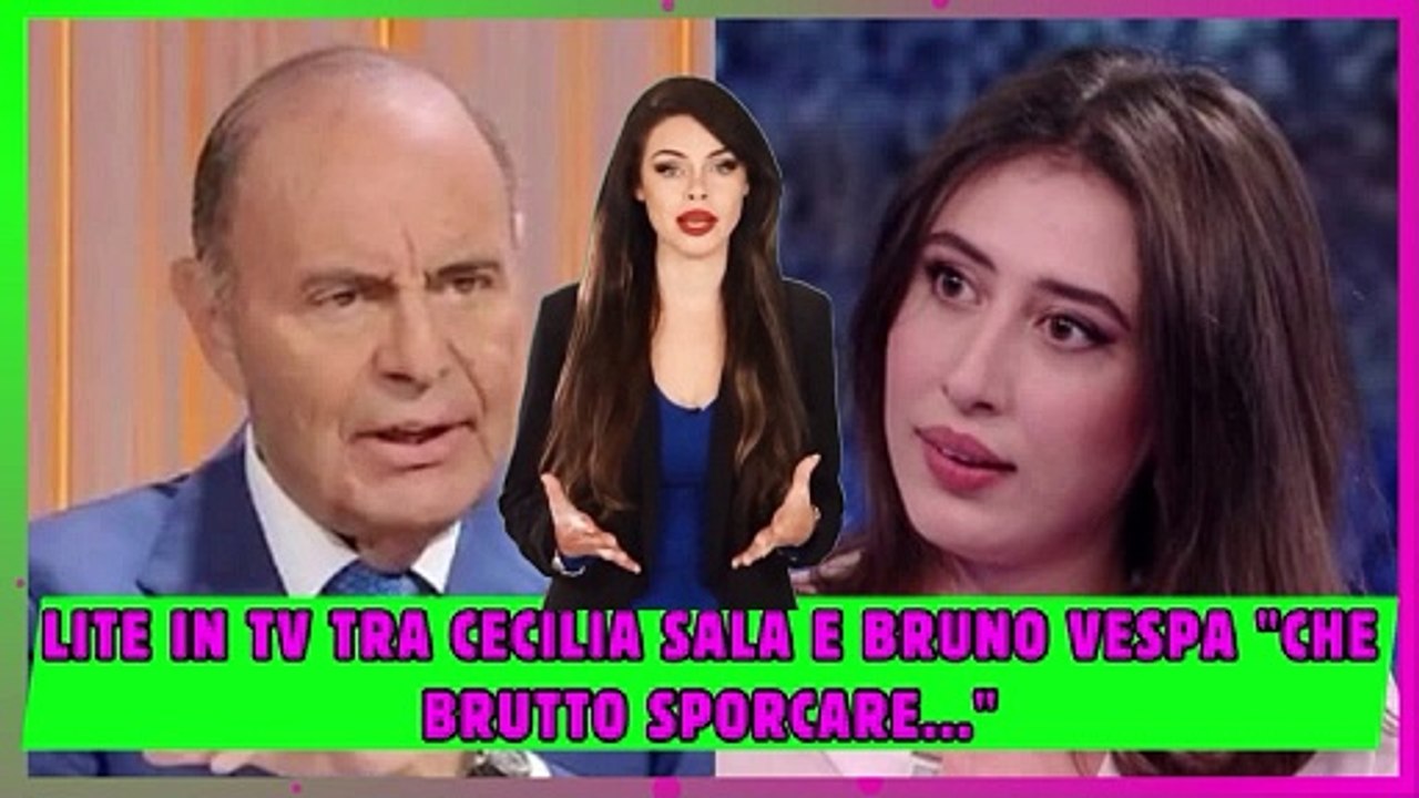 Lite in TV tra Cecilia Sala e Bruno Vespa Che brutto sporcare...