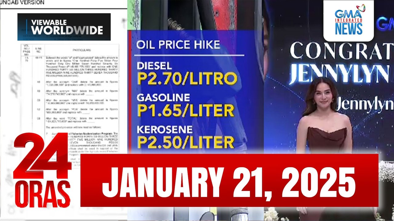 24 Oras Express: January 21, 2025 [HD]