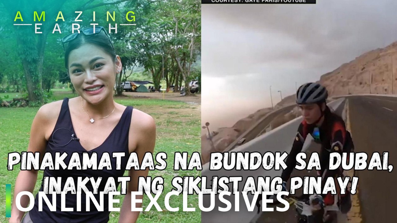 Amazing Earth: Pinay cyclist conquers Dubai's tallest mountain! (Online Exclusives)