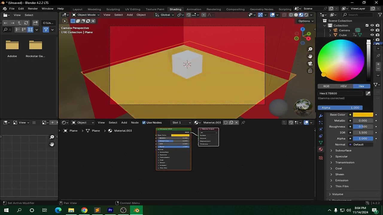 Sphere Animation in Blender 3D with Shadding _ Rashid Ali Studio