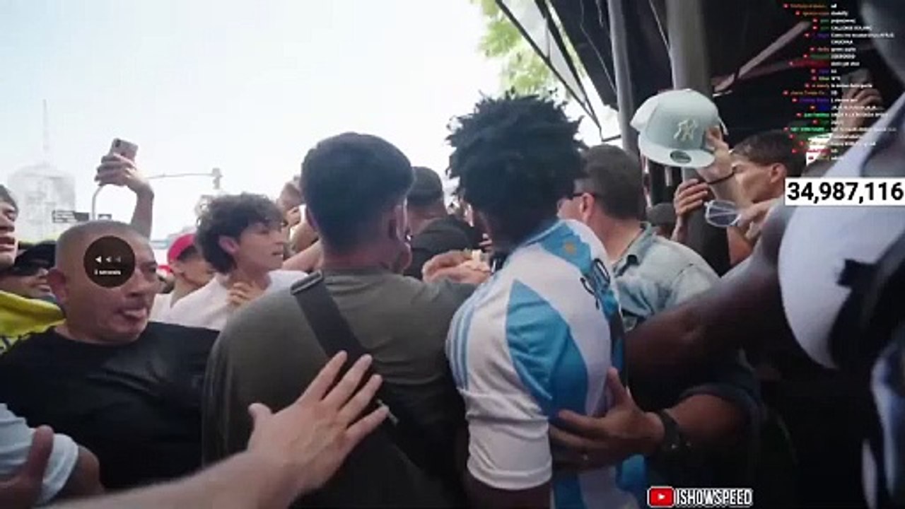 IShowSpeed en Argentina