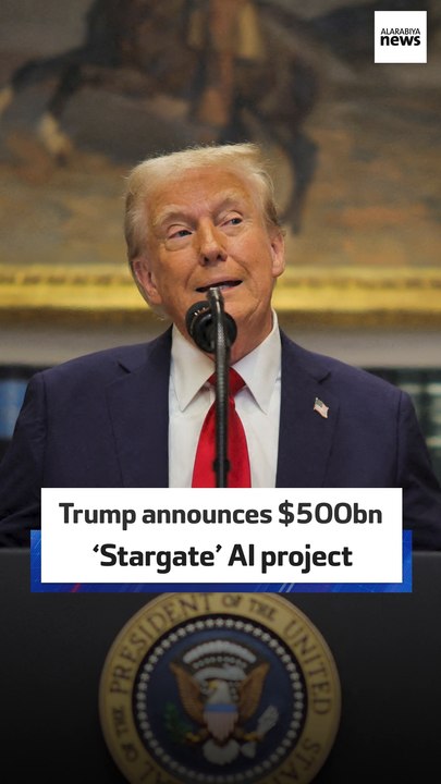 Trump announces $500bn ‘Stargate’ AI project