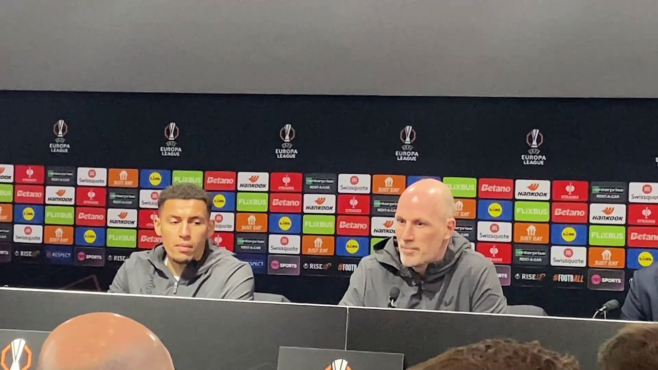 Rangers press conference pre-Manchester United