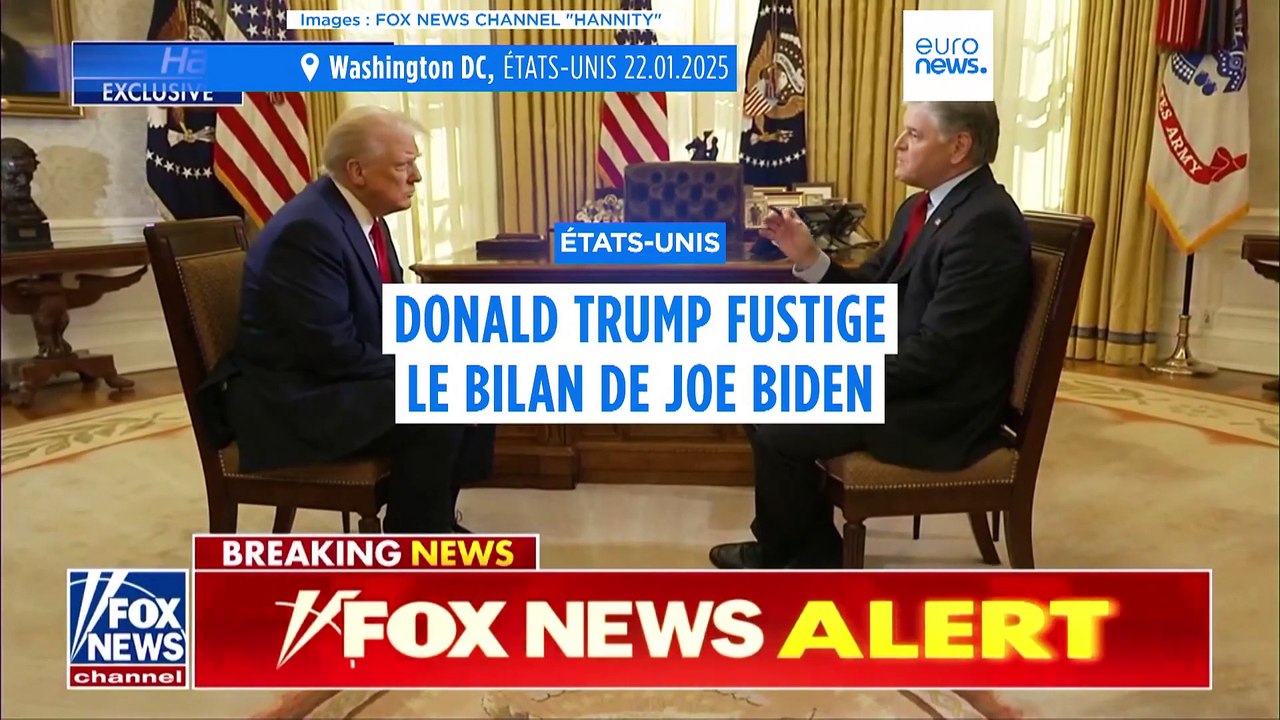 Donald Trump fustige le bilan de Joe Biden