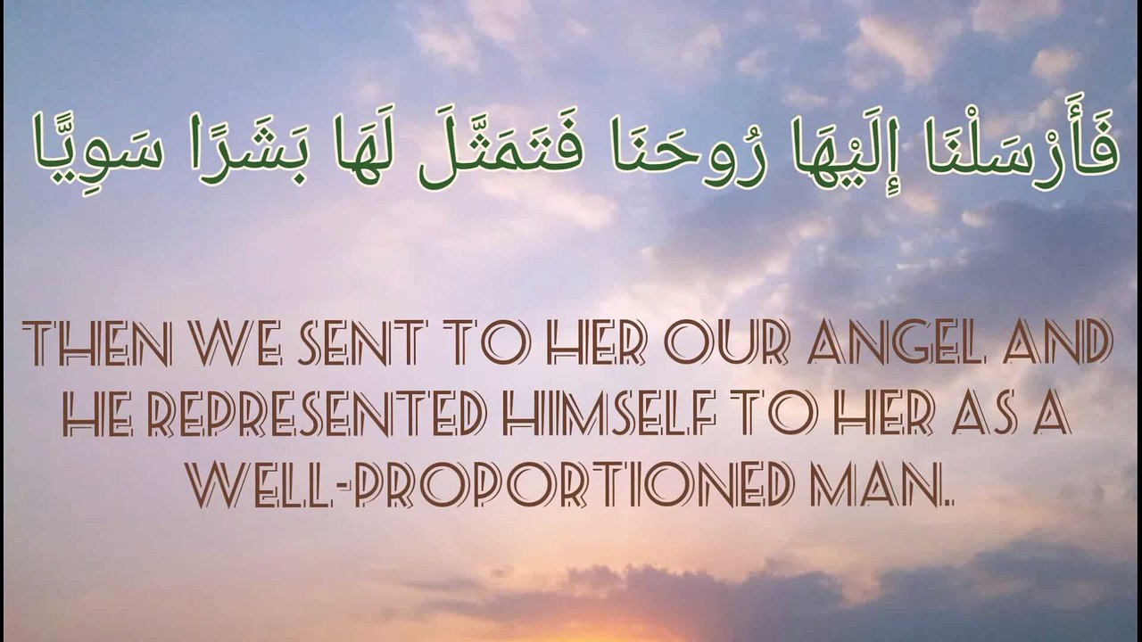 jesus birth story in Quran