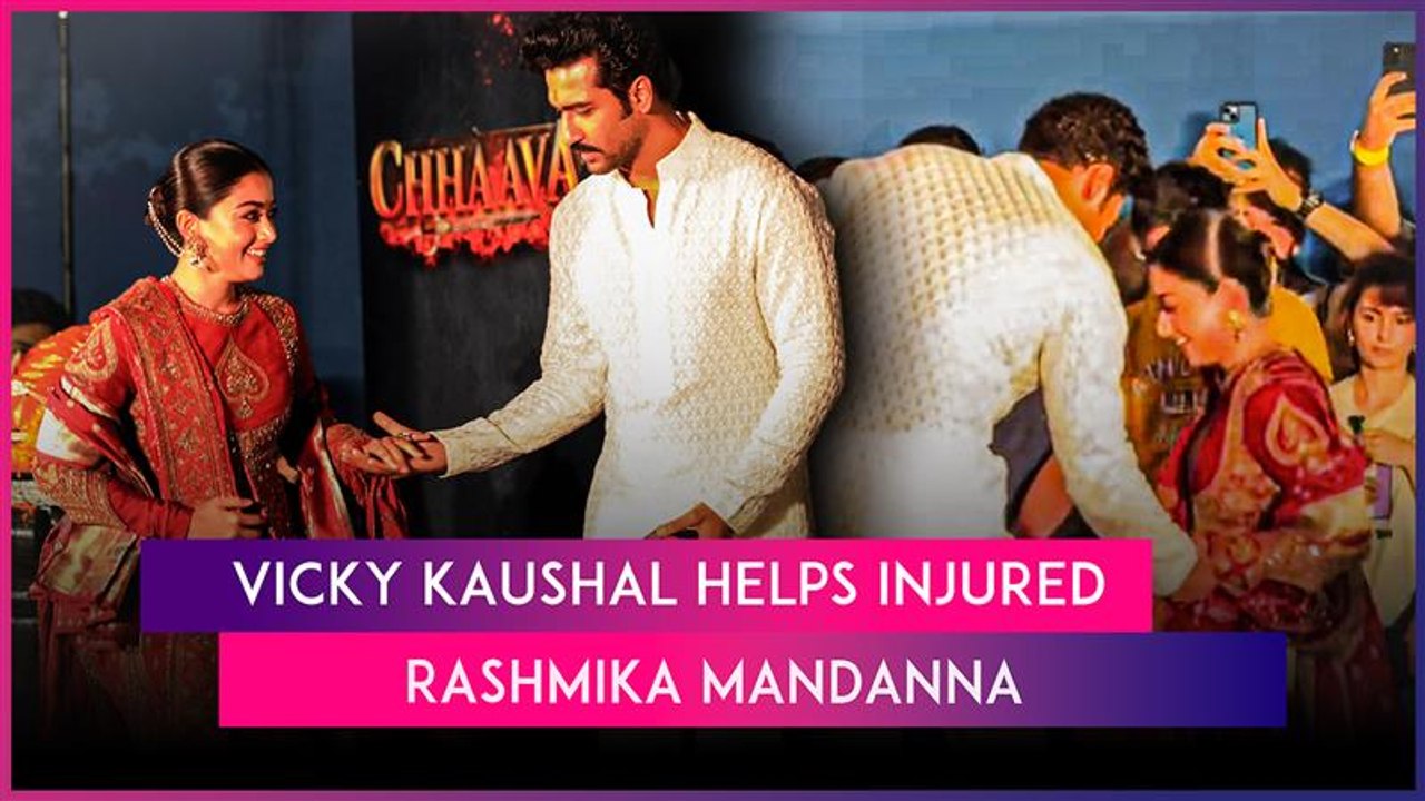 ‘Chhaava’ Trailer Launch: Rashmika Mandanna Refuses To Take Wheelchair, Vicky Kaushal Offers Support