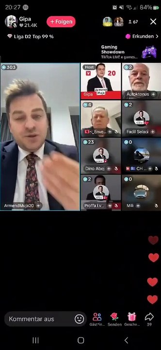 Armend Muja Tik Tok Live