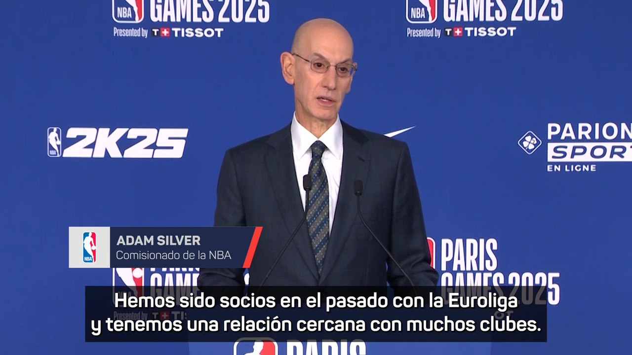 Adam Silver: "Seguimos explorando oportunidades para expandir la NBA a Europa"