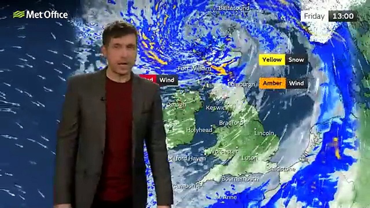 Met Office weekend weather forecast