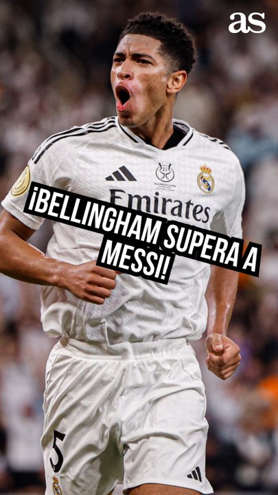 ¡Bellingham supera a Messi!