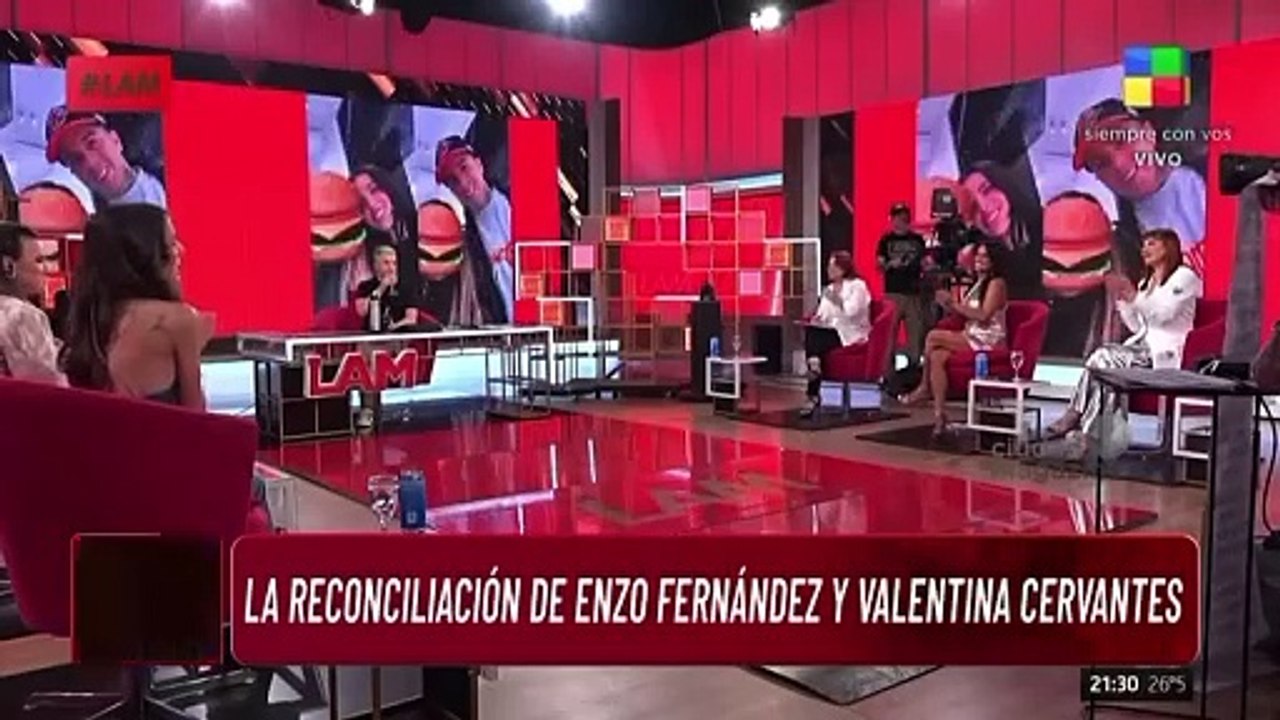 Valentina Cervantes y Enzo Fernández dieron señales de reconciliación
