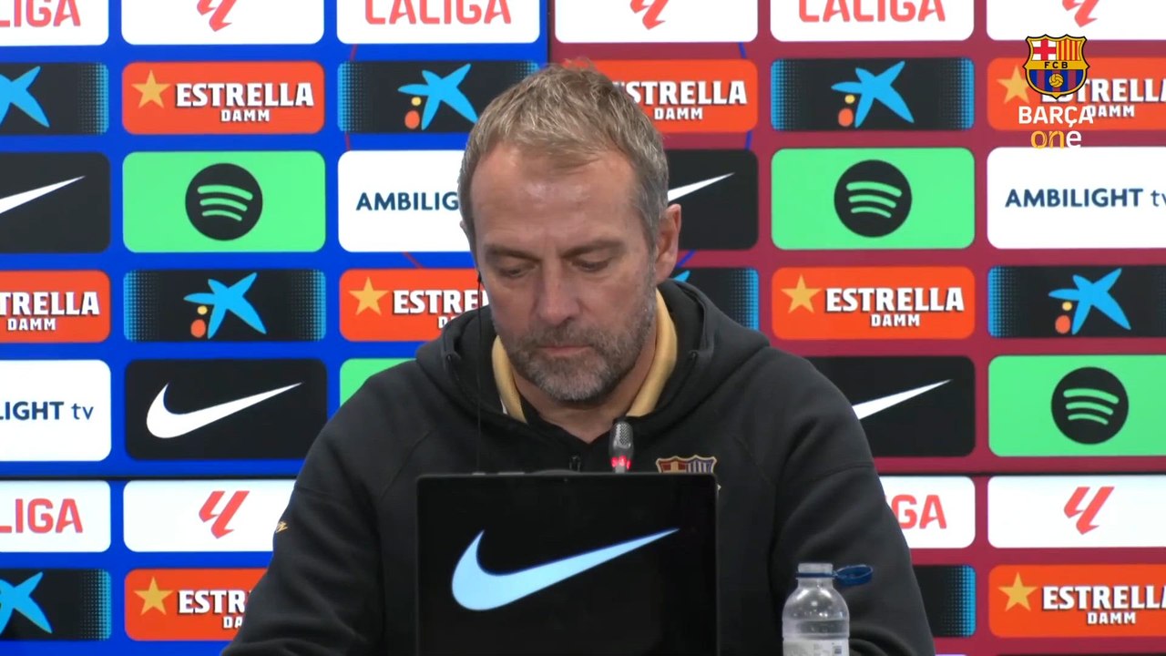 Rueda de prensa de Hans Flick previa al FC Barcelona vs. Valencia CF
