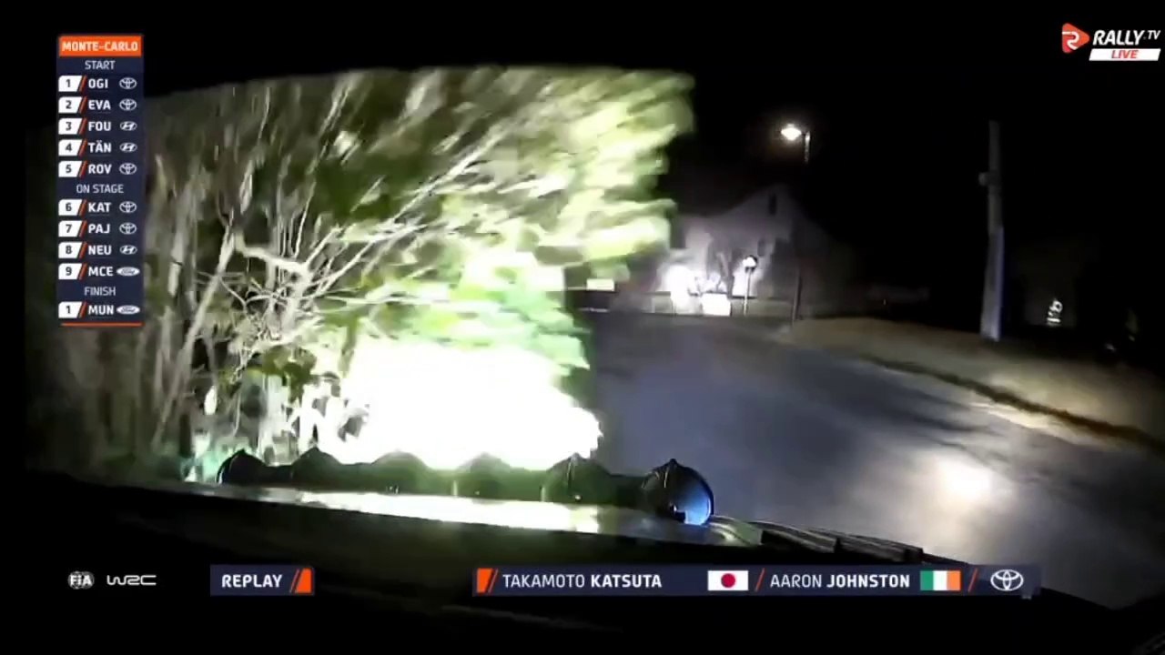 WRC 2025 Monte Carlo SS16 Katsuta Off