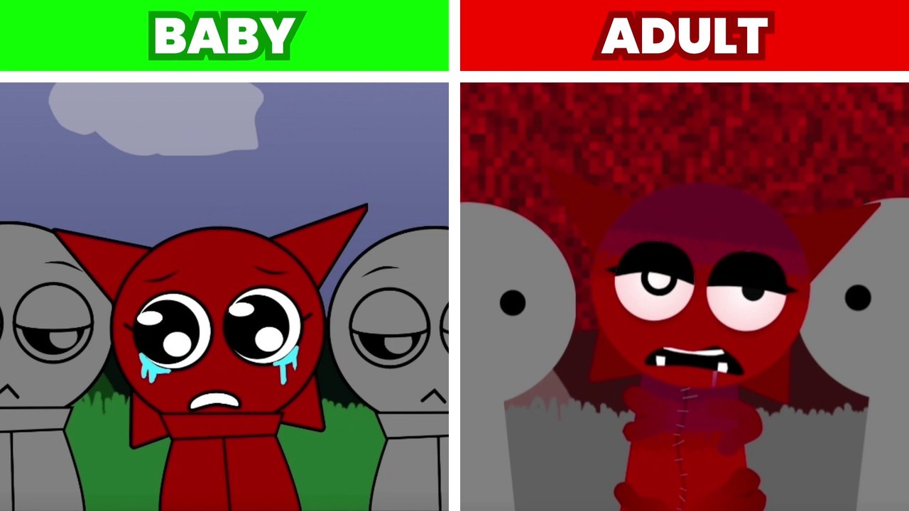 Incredibox Sprunki Retake Baby VS Retake Adult Normal