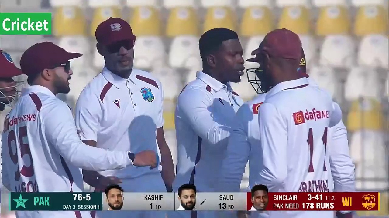 Pakistan vs West Indies 2nd Test Day 3 Highlights 2025