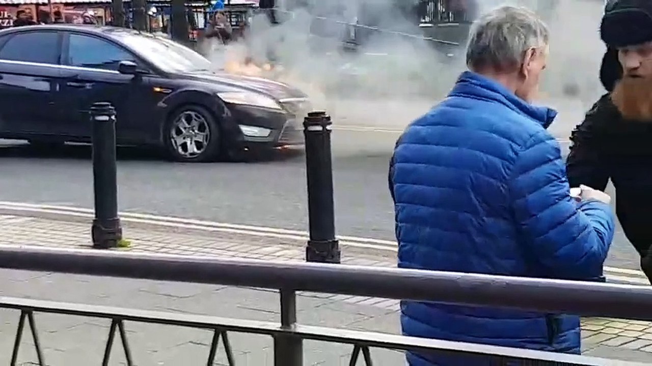Vehicle fire in Walsall