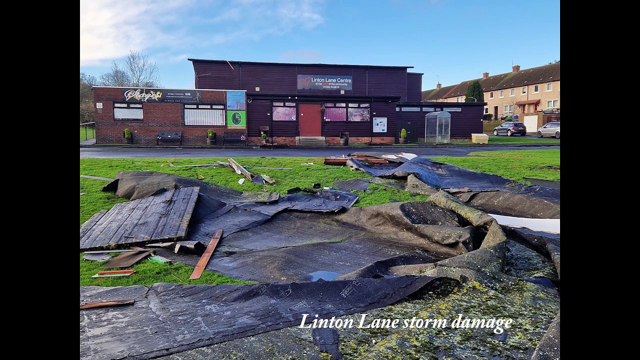 Linton Lane storm damage