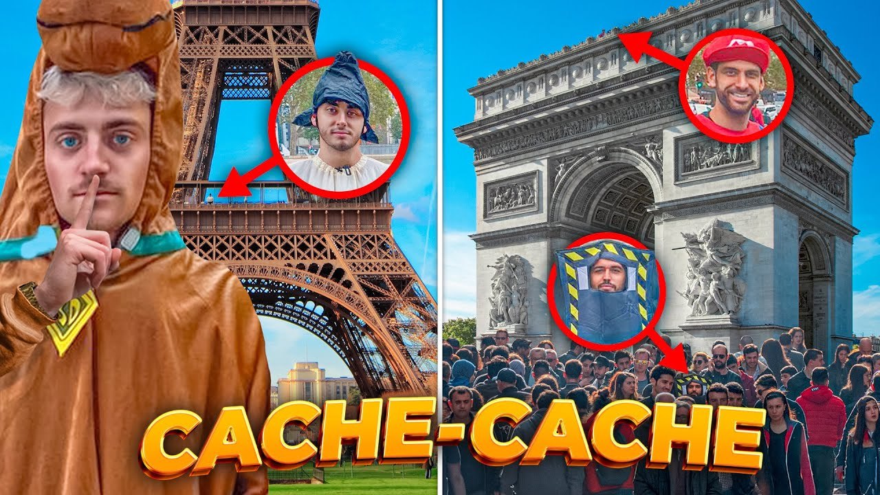 Cache-cache DÉGUISÉS dans tout PARIS ! (c'est ridicule)