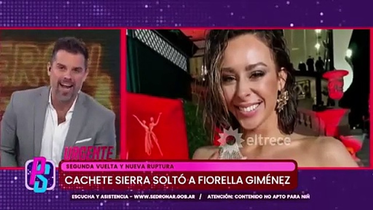 Fiorella Giménez contra Cachete Sierra: "No tengo ganas de girar alrededor de él"