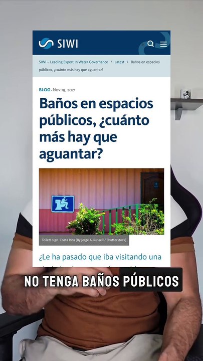 ¿Baños públicos en San José?