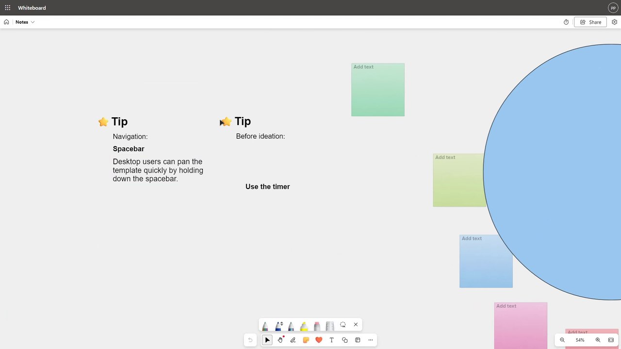 Microsoft Whiteboard Course Section 10 Resize and Rotate Objects