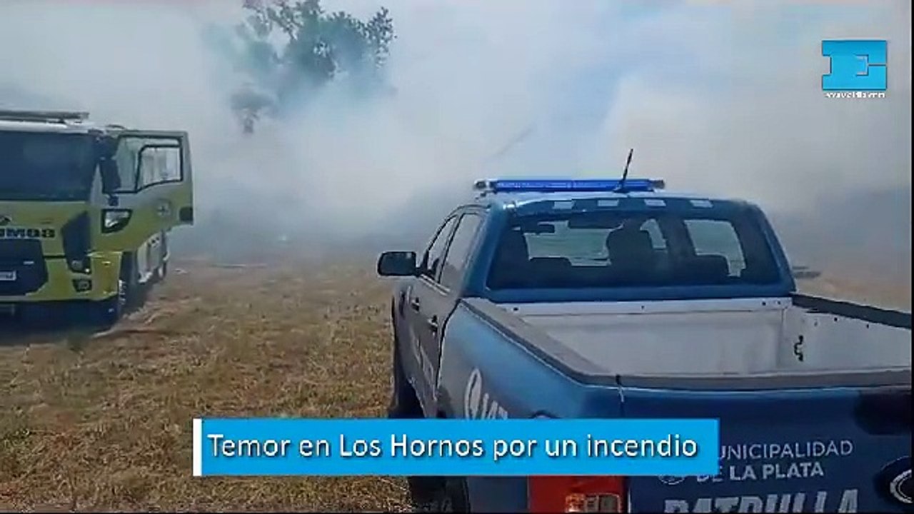 Temor en Los Hornos por un incendio