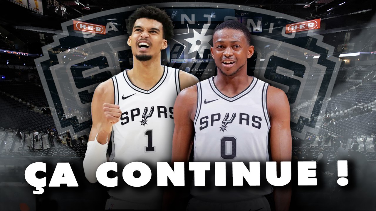🦊DE’AARON FOX REJOINT VICTOR WEMBANYAMA À SAN ANTONIO : DIRECTION LES PLAYOFFS ?🦊