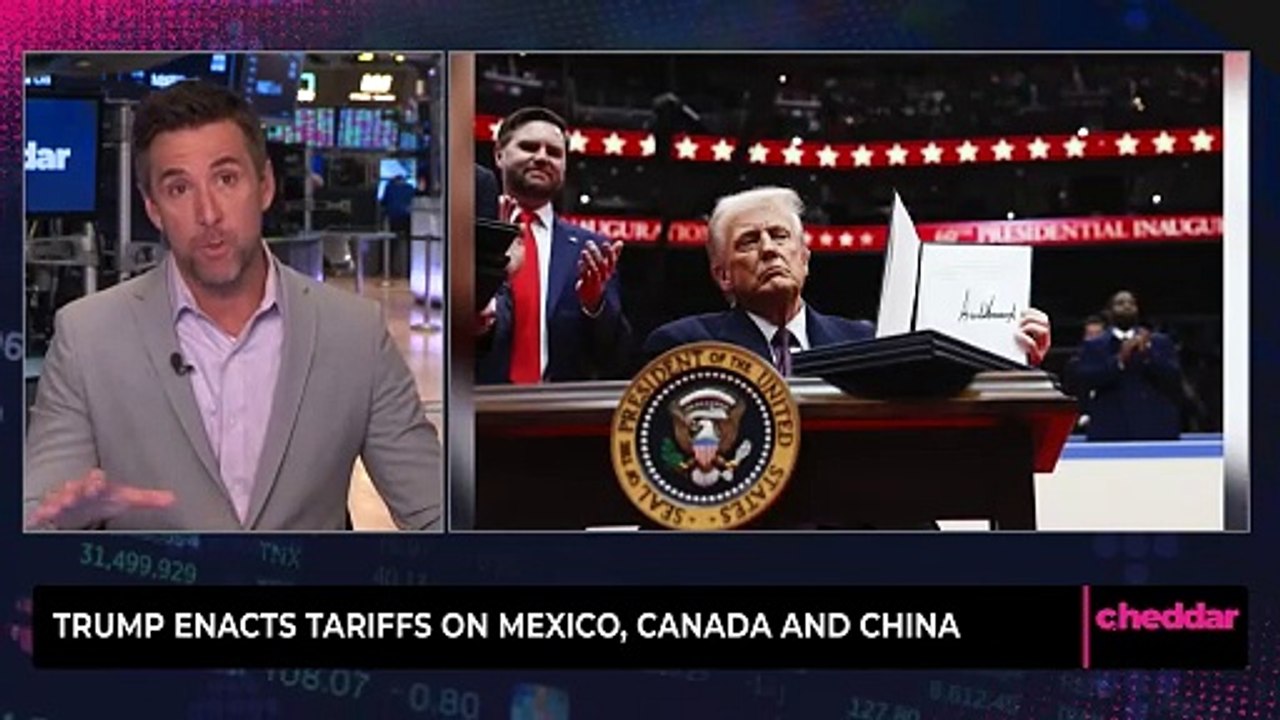 Trump Enacts Tariffs on Mexico, Canada and China