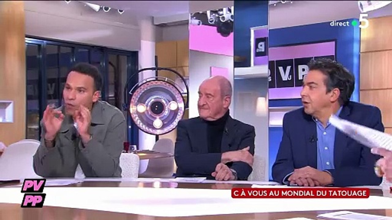 Nelson Monfort dans "C à vous" sur France 5.