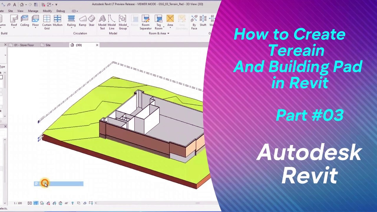 How to Create Terrain and Building Pad in Revit #revit #autodesk #autocadcivil3d #Autodesk #civil3d