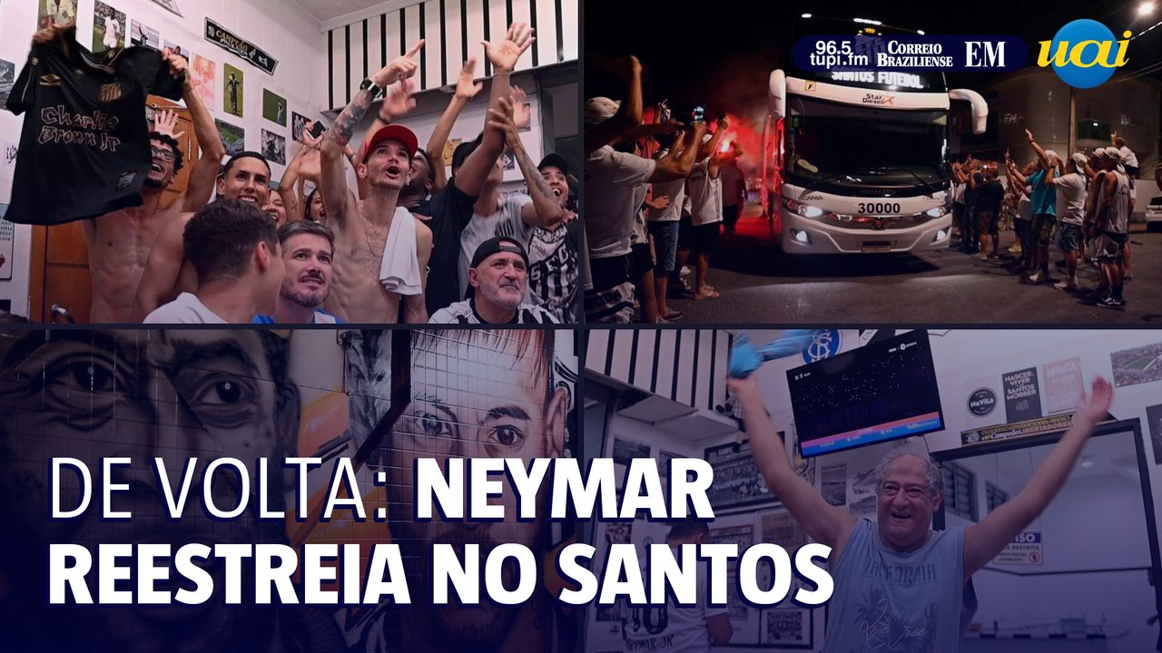 Futebol - Neymar reestreia no Santos