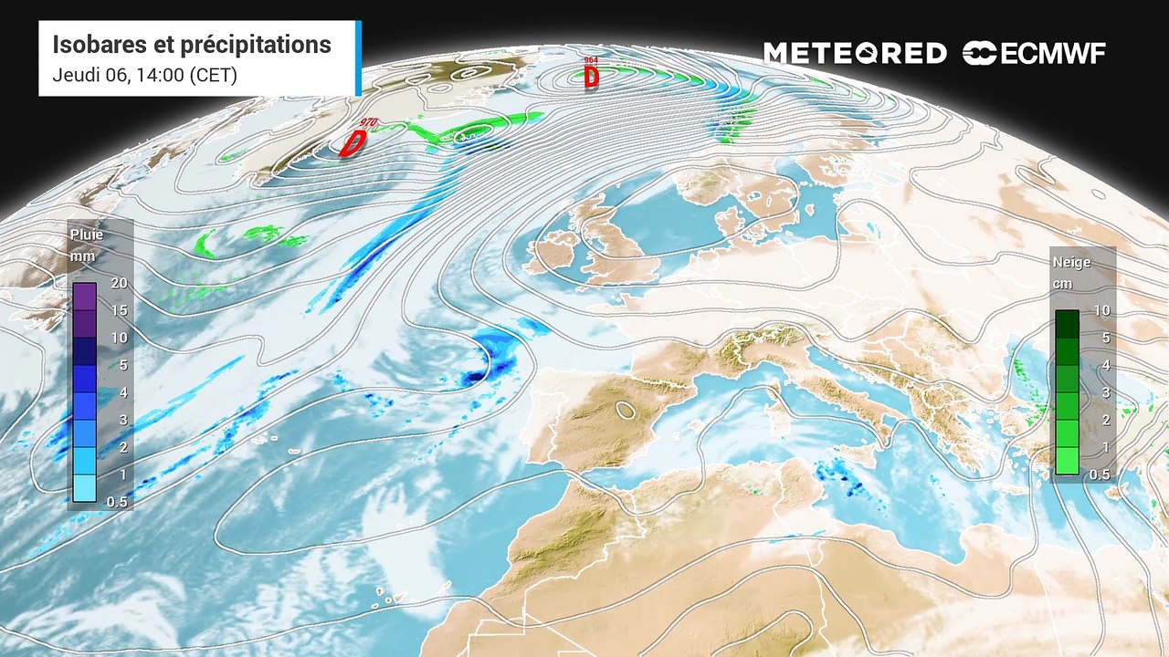 Neige dans le nord-ouest ?