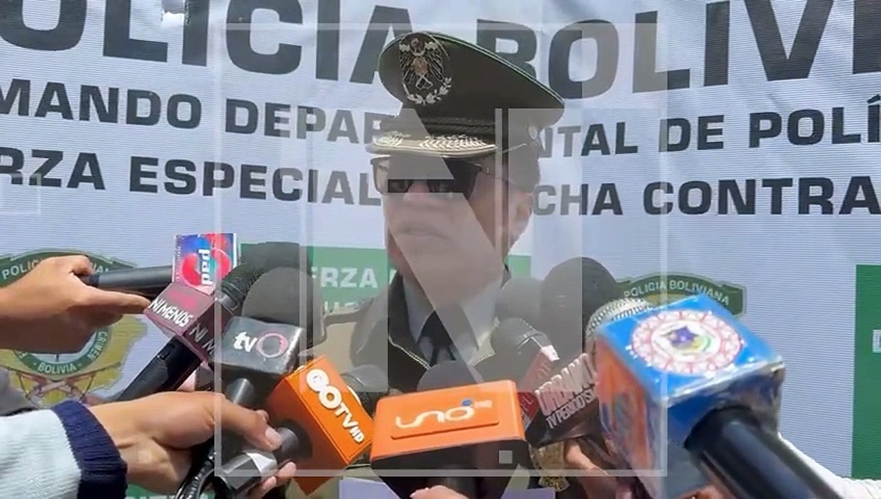 Conferencia de prensa policial