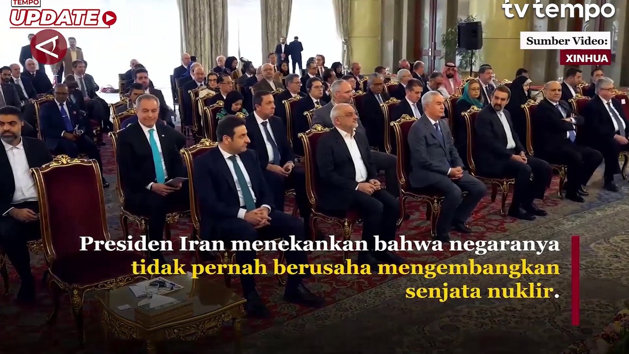 Presiden Iran Tegaskan Iran Tidak Mengembangkan Senjata Nuklir